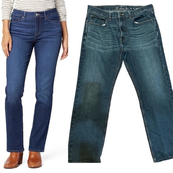 Levi’s Women’s Jeans 34 x 30 Medium Wash Cotton Straight Leg Signature S61 - Picture 1 of 15